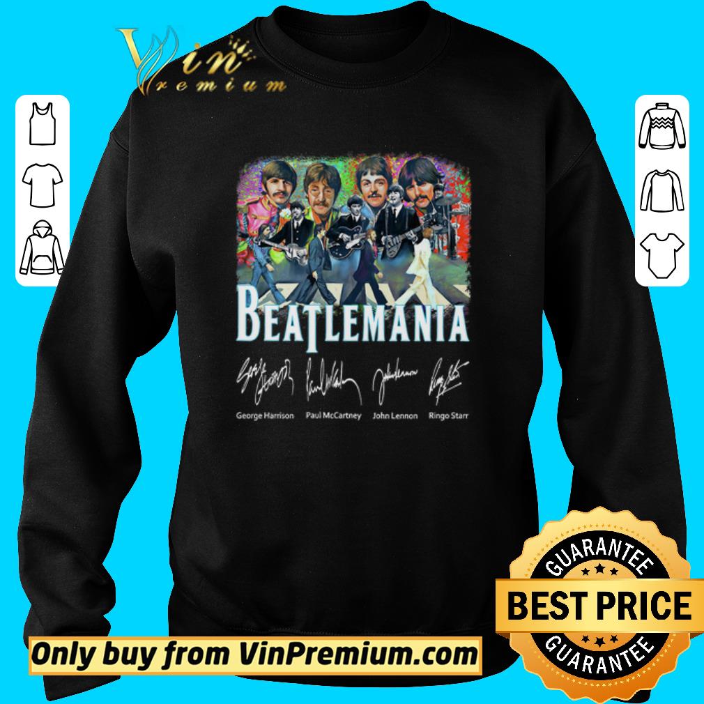 Hot The Beatles Beatlemania Abbey Road Walking Signatures shirt 6 Hot The Beatles Beatlemania Abbey Road Walking Signatures shirt