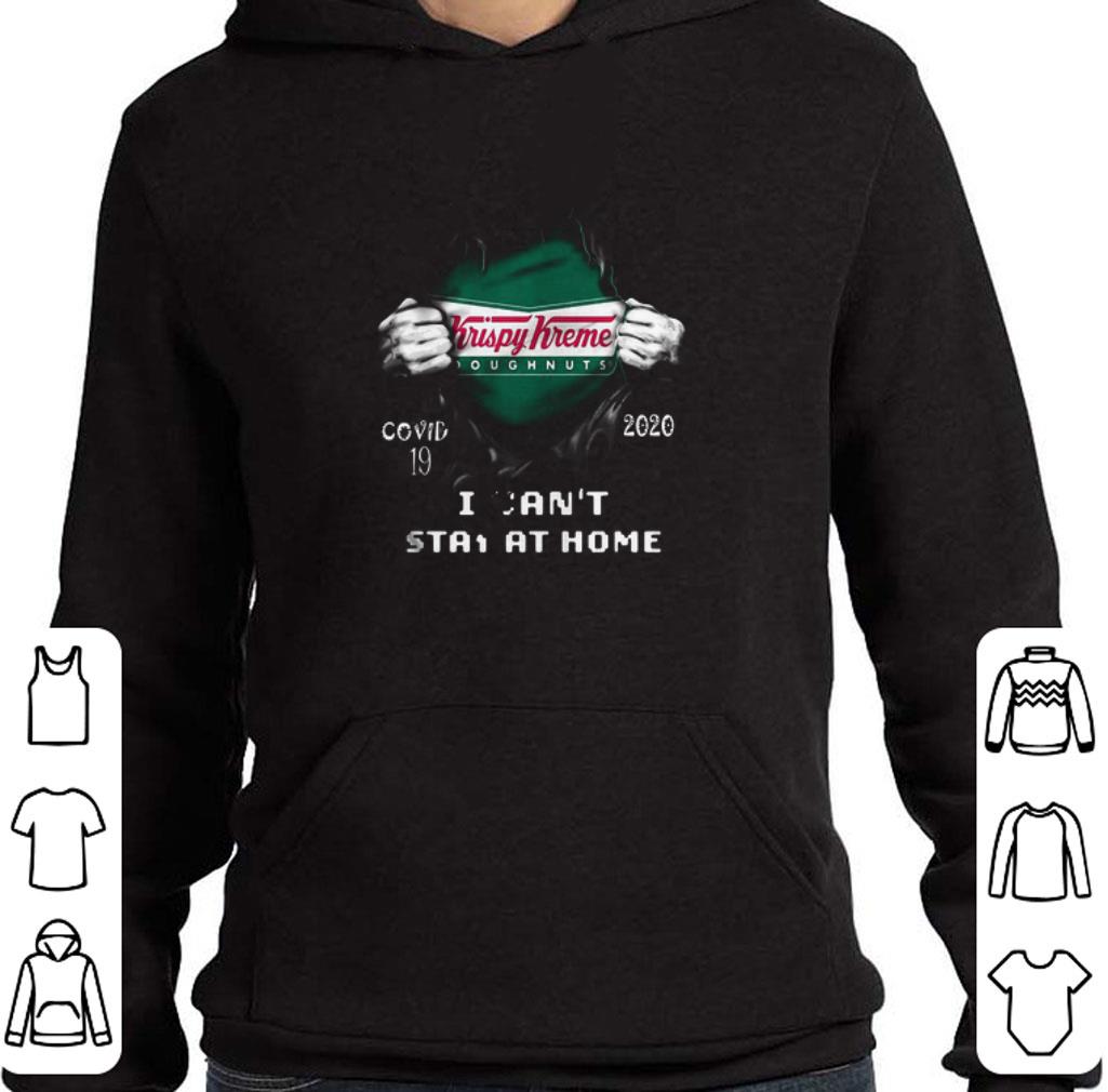 Premium Blood insides krispy kreme doughnuts covid-19 2020 i can’t stay at home shirt