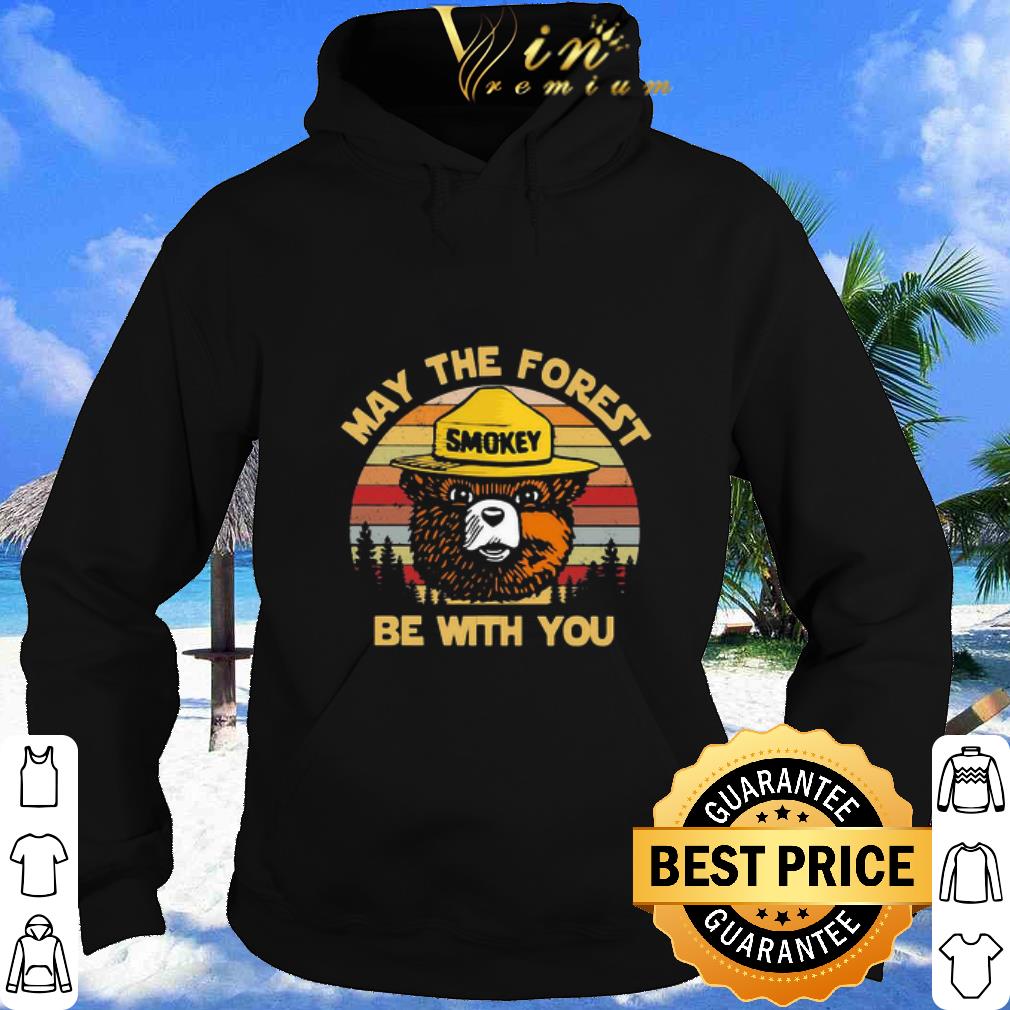 Official Bear Smokey May The Forest Be With You Sunset shirt 6 Official Bear Smokey May The Forest Be With You Sunset shirt