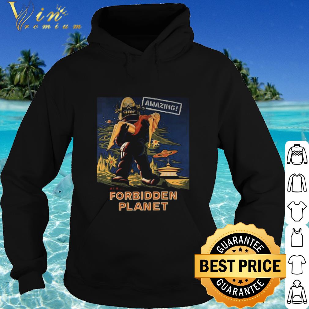 Official Amazing forbidden planet cartoon shirt 2 Official Amazing forbidden planet cartoon shirt