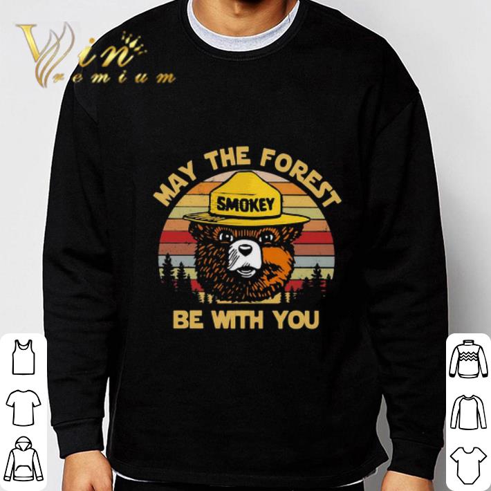 Bear Smokey May The Forest Be With You Sunset shirt 6 Bear Smokey May The Forest Be With You Sunset shirt
