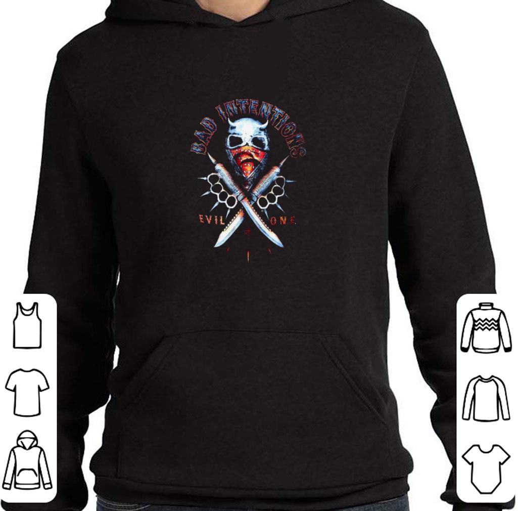 Funny Bad Intentions Spiked Brass Knuckles Biker shirt 2 Funny Bad Intentions Spiked Brass Knuckles Biker shirt