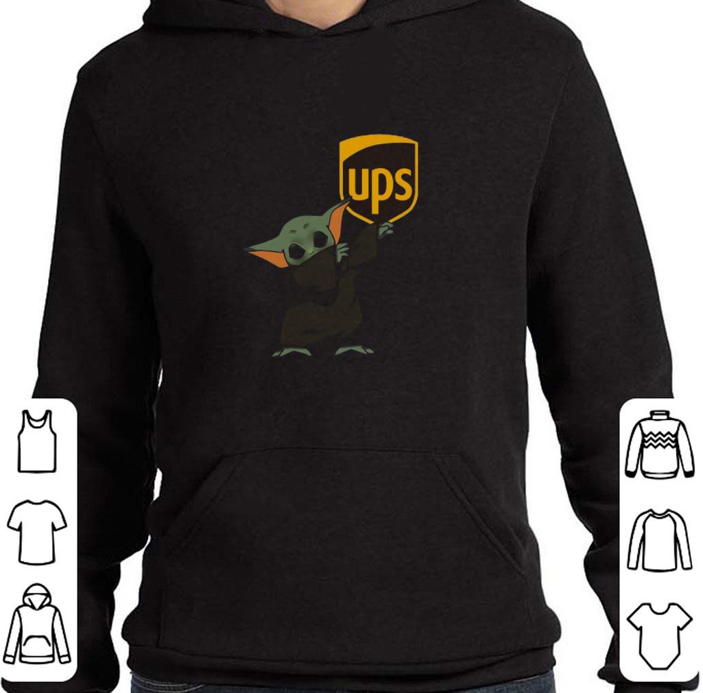 Top Dabbing baby yoda mask ups logo coronavirus shirt