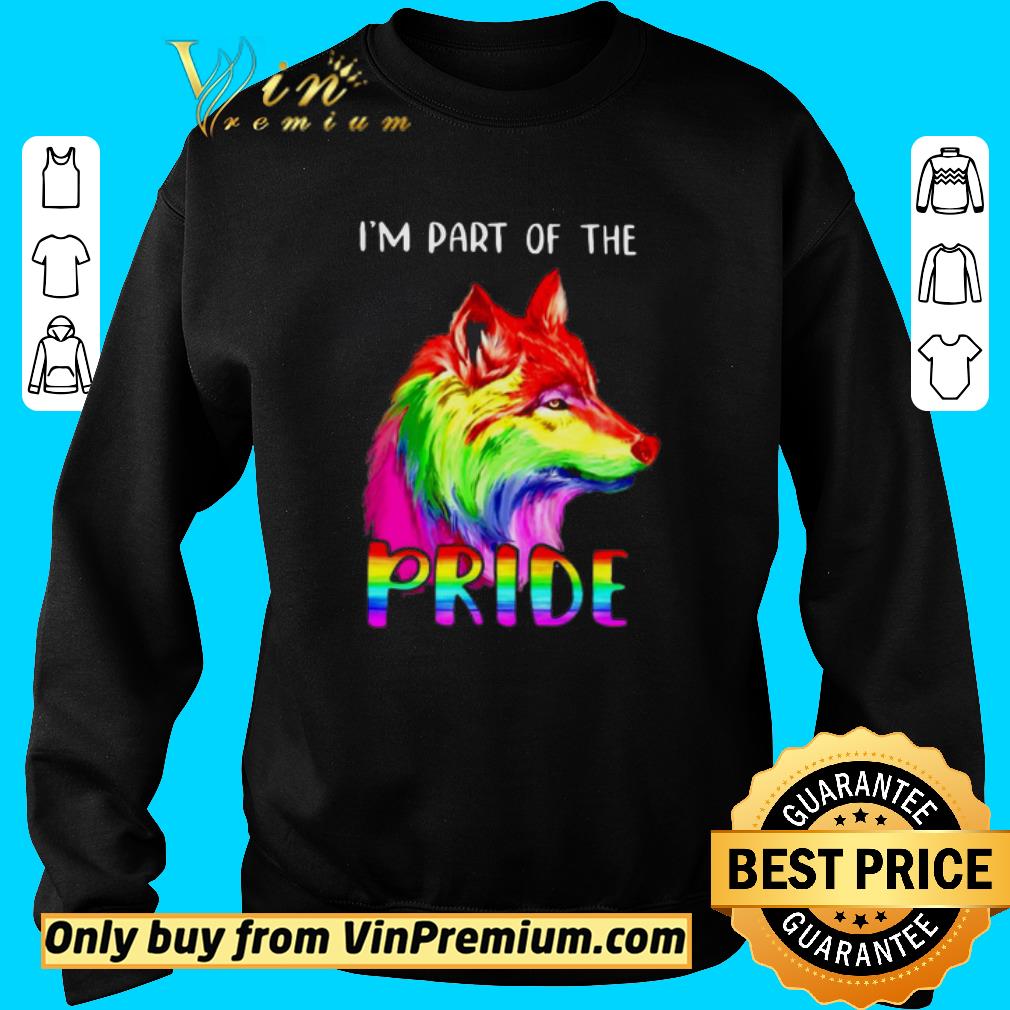 Hot LGBT wolf I’m part of the Pride shirt 2 Hot LGBT wolf I’m part of the Pride shirt
