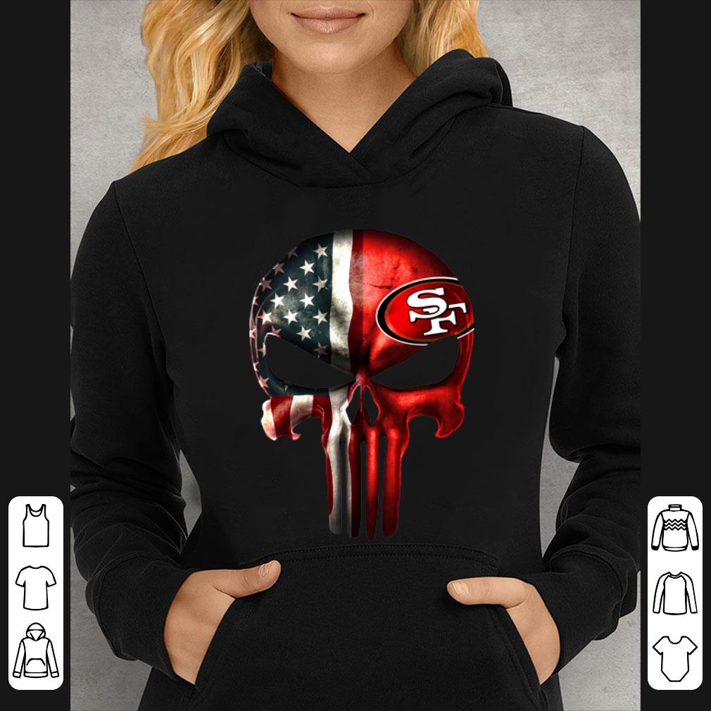 Premium The Punisher Skull American flag San Francisco 49ers shirt 6 Premium The Punisher Skull American flag San Francisco 49ers shirt