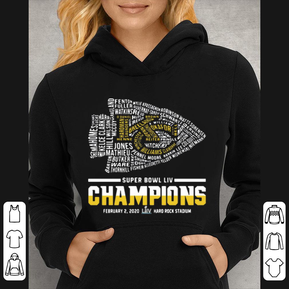 Nice Kansas City Chiefs Super Bowl Liv Champions Hard Rock Stadium shirt