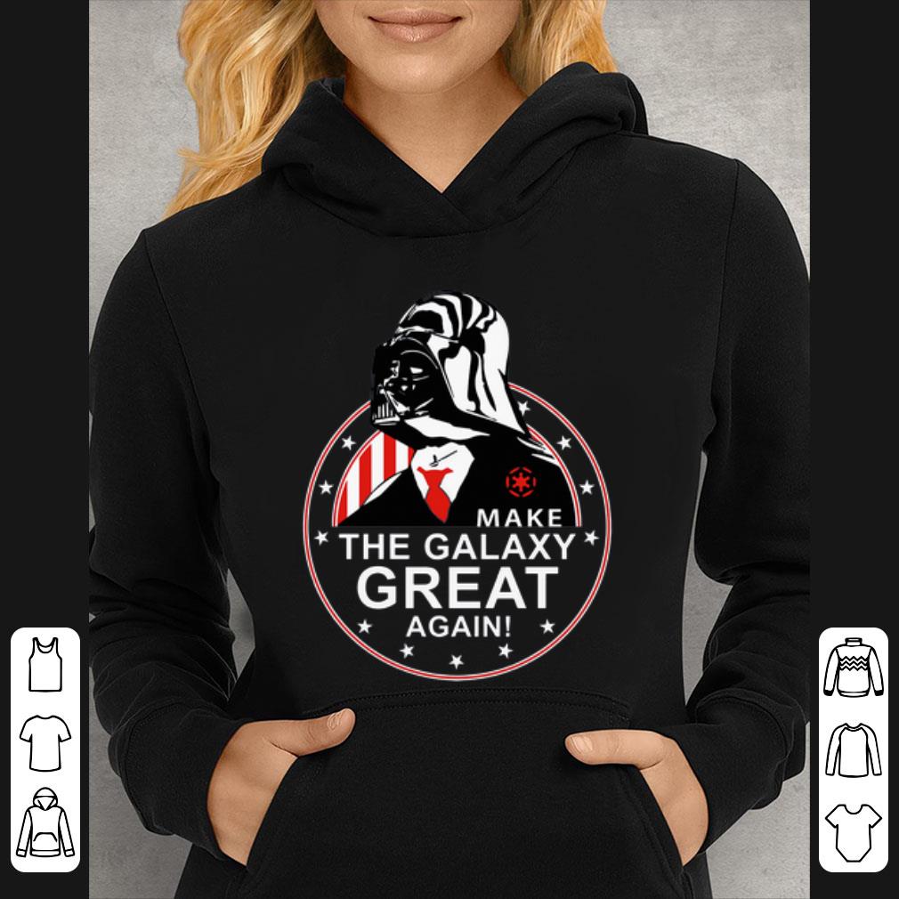 Top Darth Vader Make The Galaxy Great Again American Flag shirt