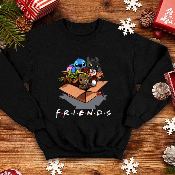 Baby Groot Baby Stitch And Baby Toothless Baby Yoda Baby Gizmo Friends shirt