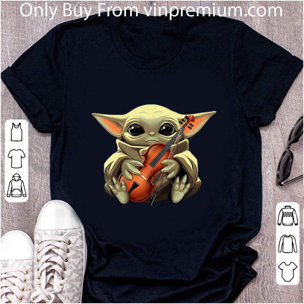 Awesome Baby Yoda And Violin shirt 2 Awesome Baby Yoda And Violin shirt 2