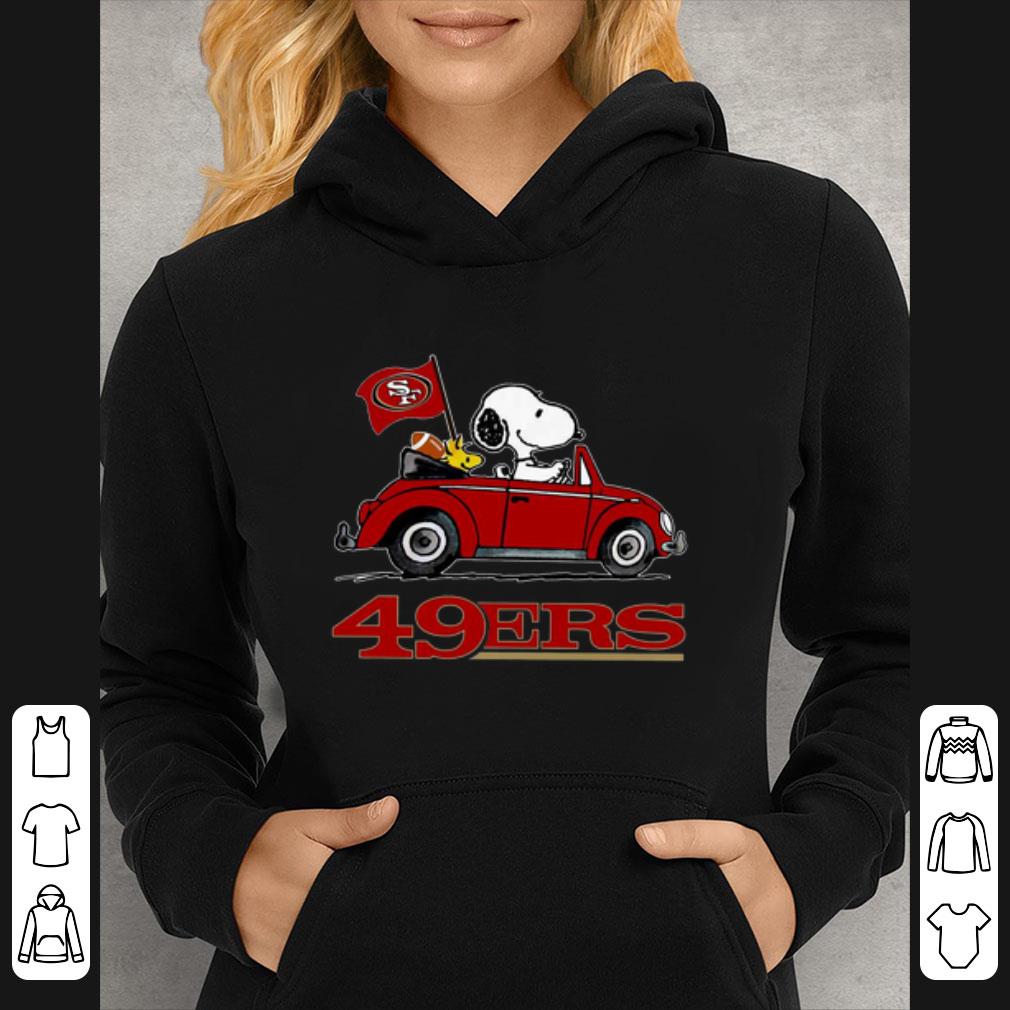 Original Snoopy Driving Volkswagen San Francisco 49ers shirt 6 Original Snoopy Driving Volkswagen San Francisco 49ers shirt