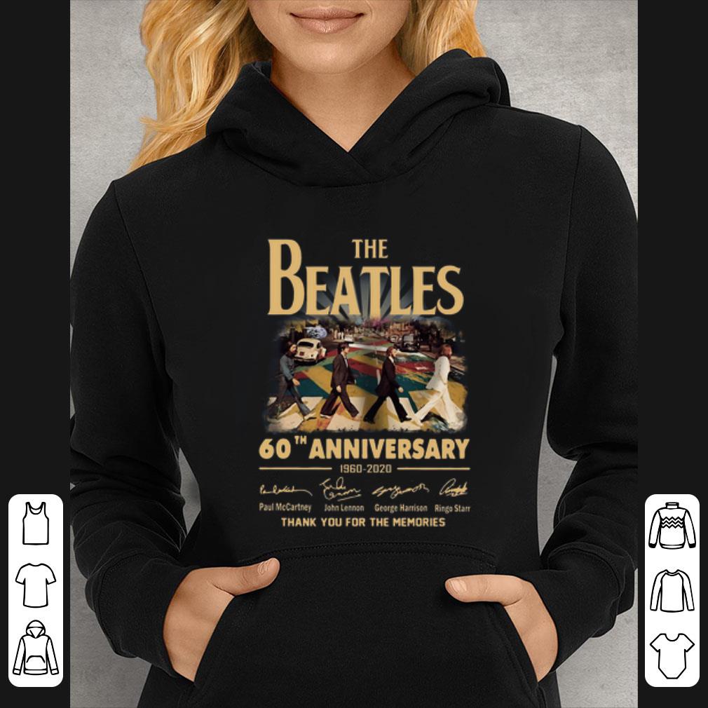 Top The Beatles 60th Anniversary Thank You For The Memories Signatures shirt
