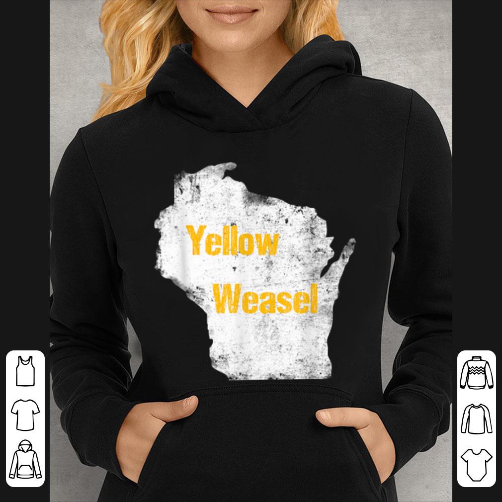 Nice Yellow Weasel Wisconsin Football Lover shirt