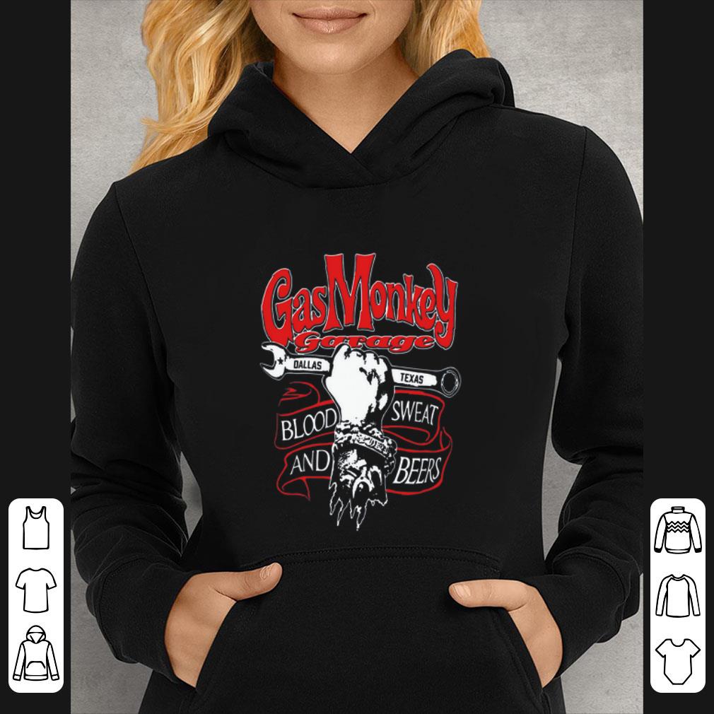 Premium Gas Monkey Garage Dallas Texas Blood Sweat And Beers shirt