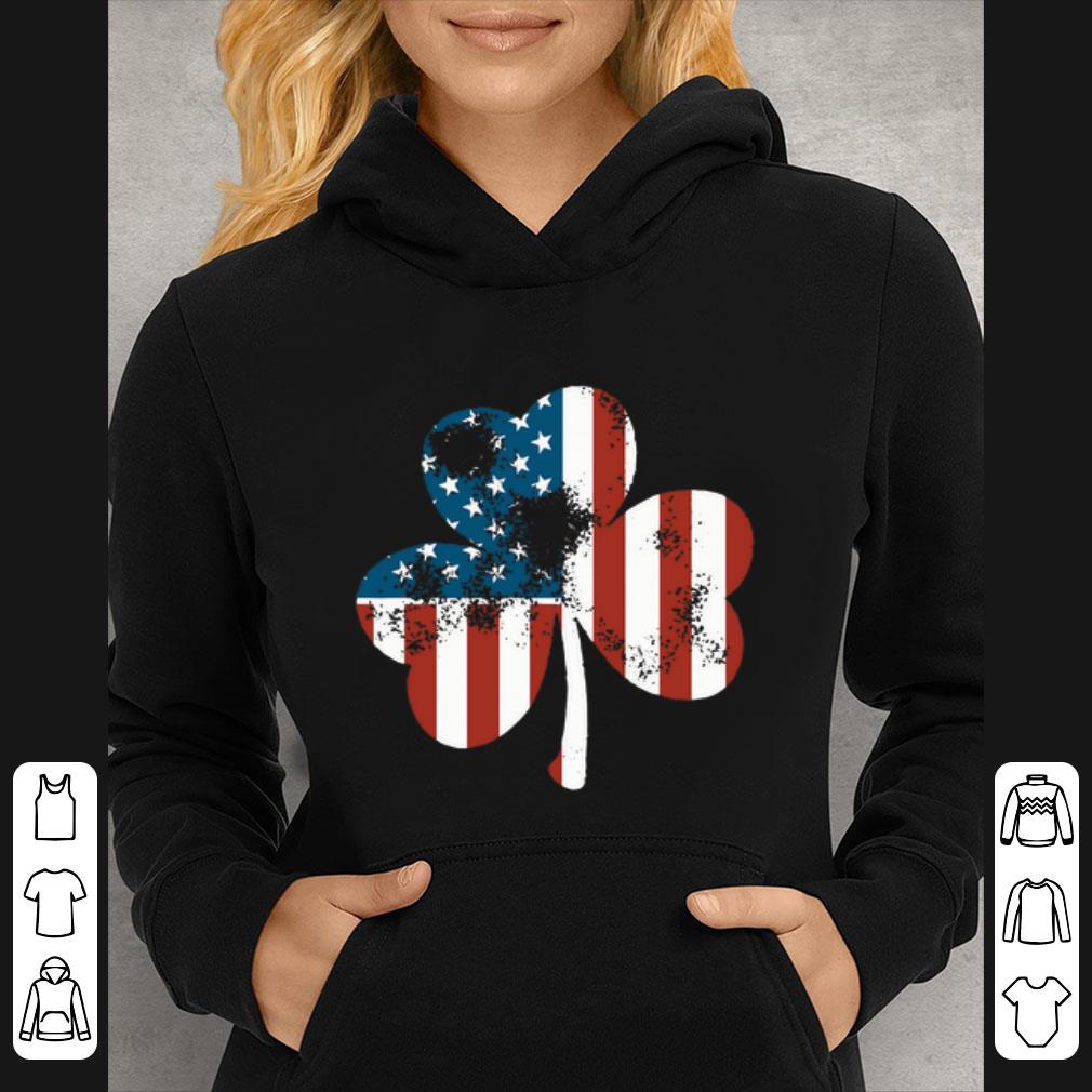 Premium Flowers Irish American Flag shirt