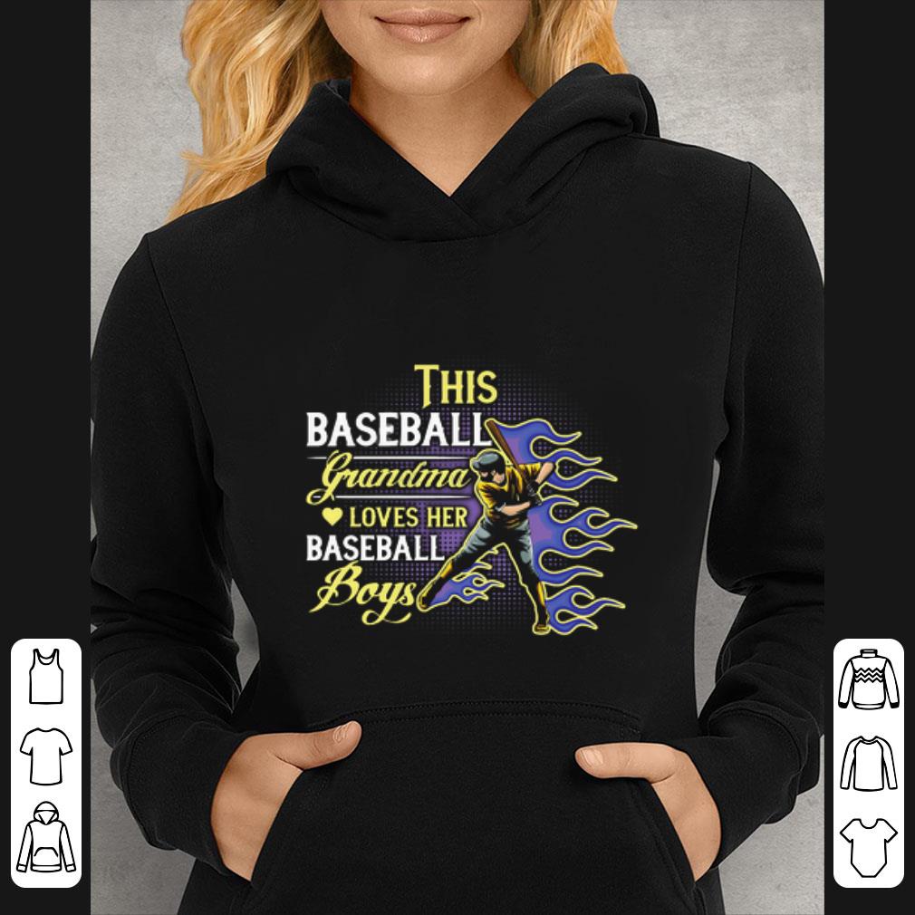 Great This baseball grandma loves her baseball boy shirt 6 Great This baseball grandma loves her baseball boy shirt