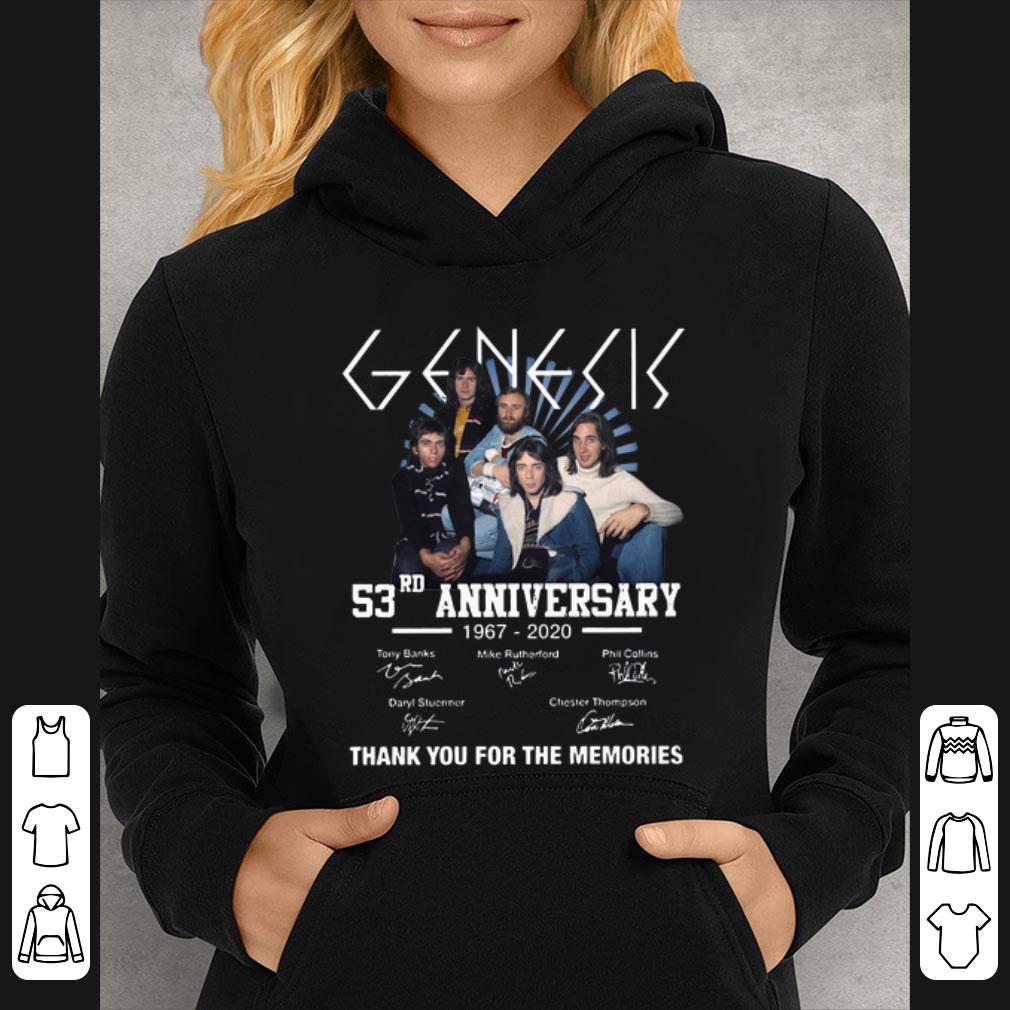 Awesome Genesis 53rd Anniversary Thank You For The Memories Signatures shirt 6 Awesome Genesis 53rd Anniversary Thank You For The Memories Signatures shirt