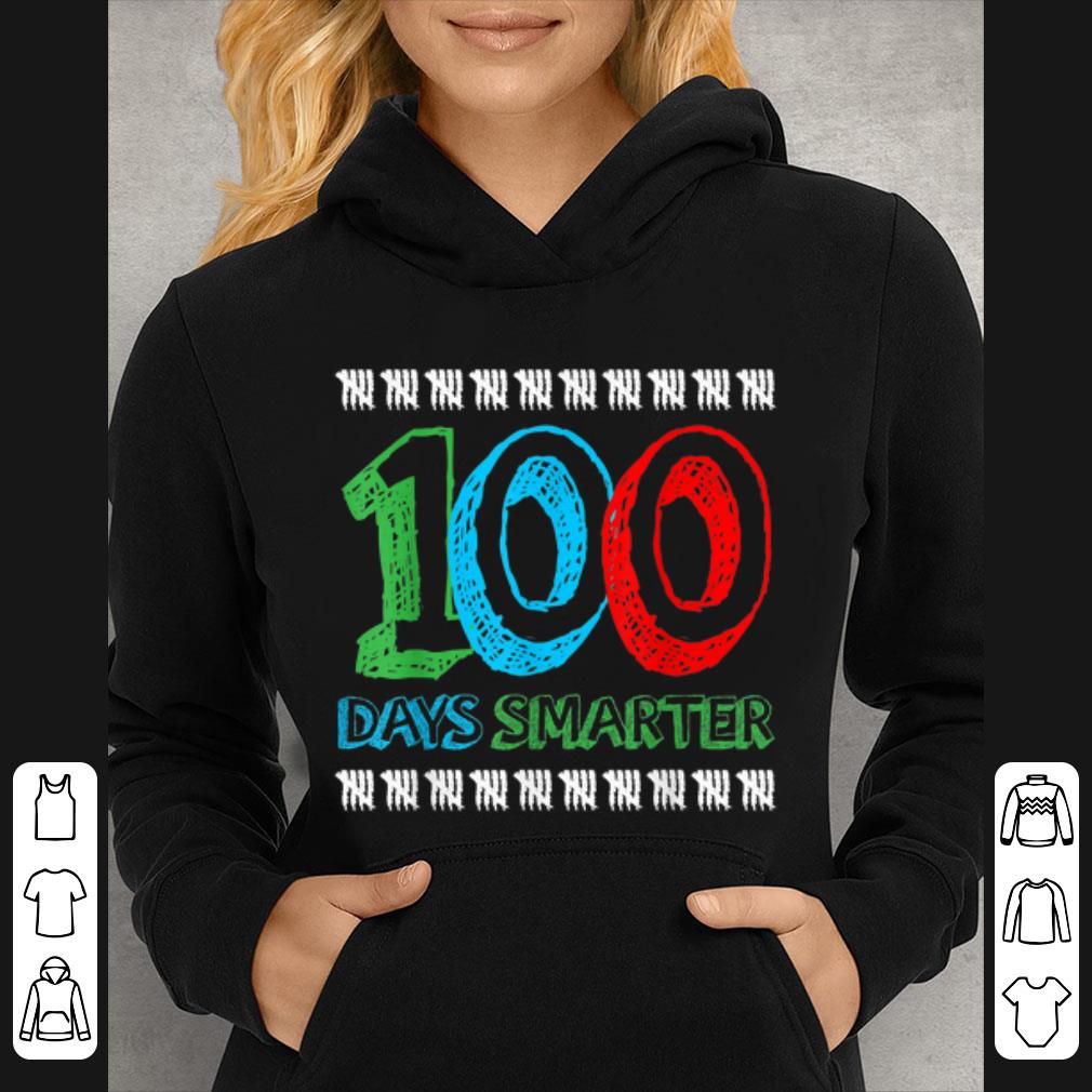 Official 100th Day Of School 100 Days Smarter shirt 6 Official 100th Day Of School 100 Days Smarter shirt