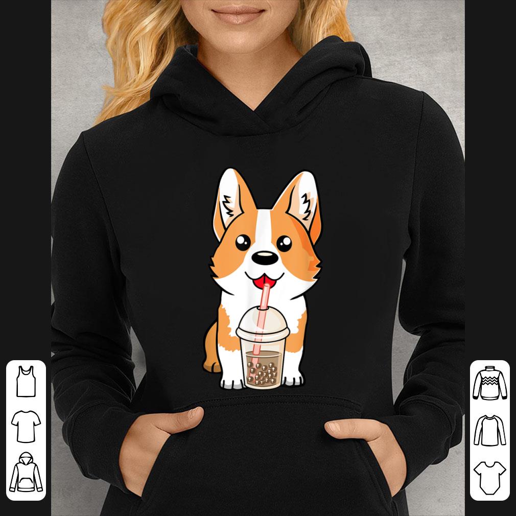 Premium Boba Tea Corgi Dog Puppy Lover Kawaii Japanese Anime shirt