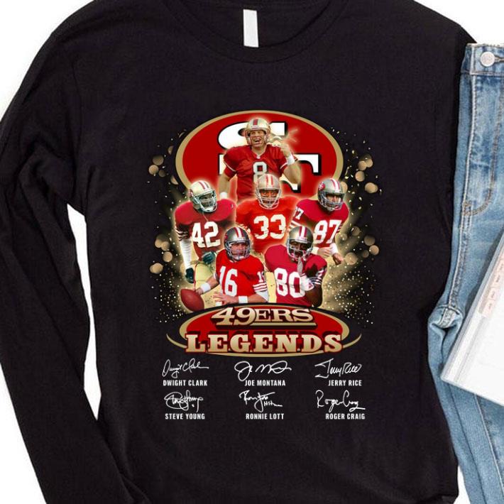 Premium San Francisco 49ers Legends Signatures Shirt 8 San Francisco 49ers Legends Signatures Shirt