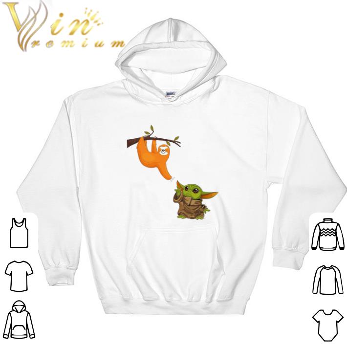 Original Baby Yoda And Sloth shirt sweatshirt