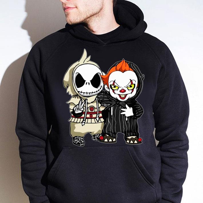 Official Baby Jack Skellington and Pennywise shirt 8 Baby Jack Skellington and Pennywise shirt