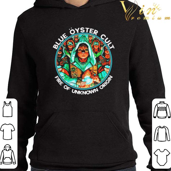 Blue öyster cult fire of unknown origin shirt