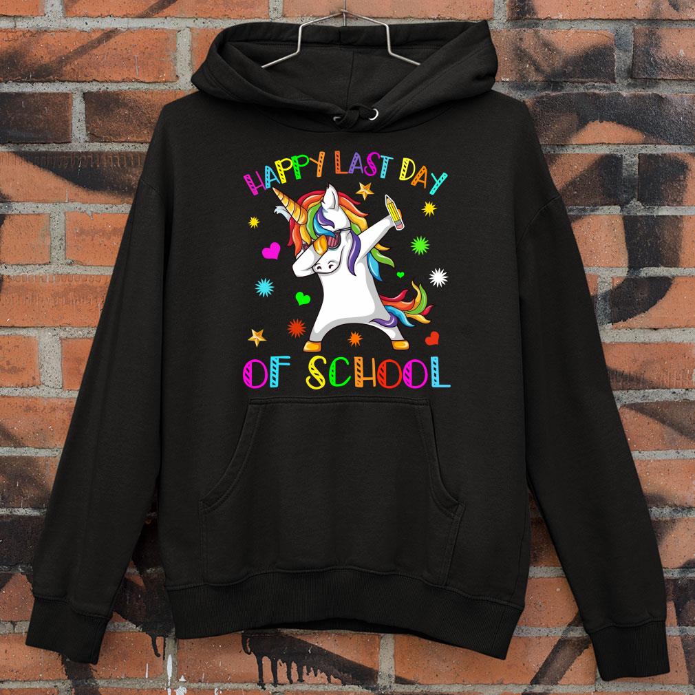 Awesome Happy Last Day of School Unicorn Dabbing shirt 8 Happy Last Day of School Unicorn Dabbing shirt