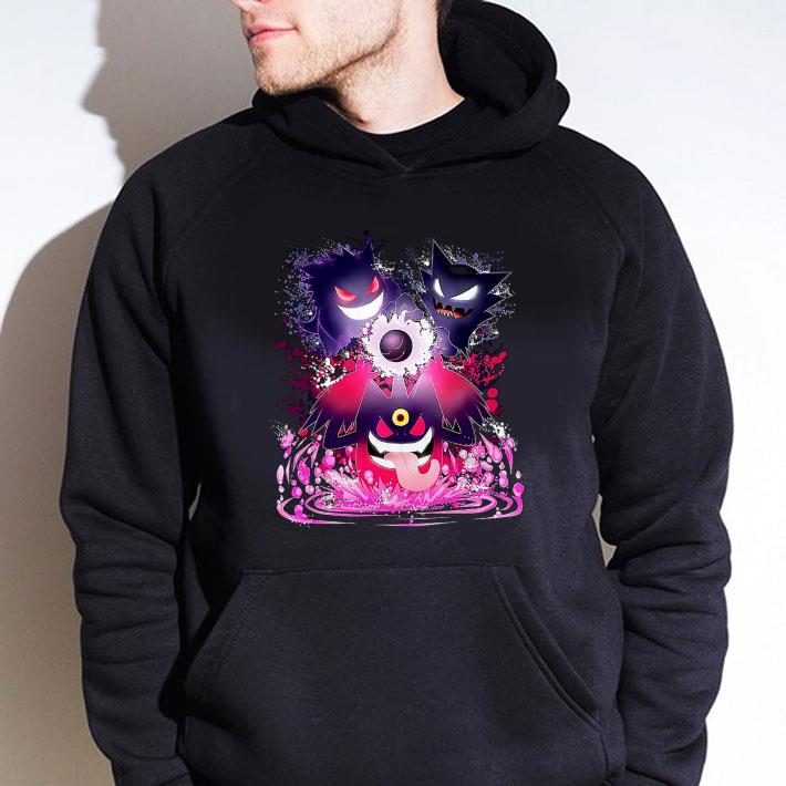 Premium Pokemon Ghost Type Gengar Haunter Gastly Dark Pokemon Mega Evolution Shirt 8 Pokemon Ghost Type Gengar Haunter Gastly Dark Pokemon Mega Evolution Shirt