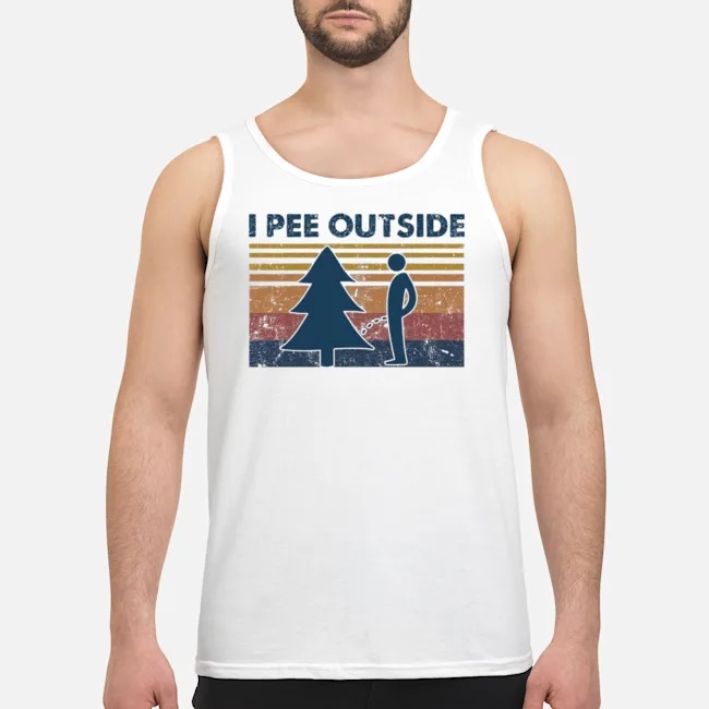I Pee Outside Vintage Shirt 7 I Pee Outside Vintage Guy Tank Top