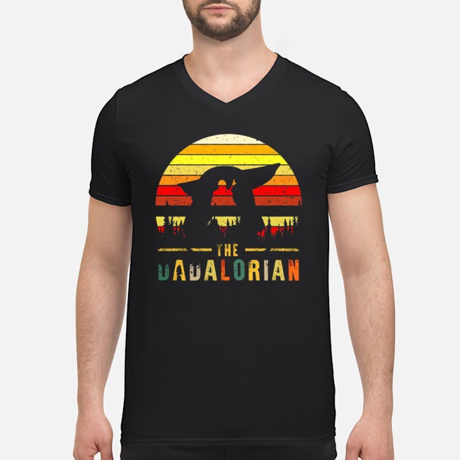 The Dadalorian Definition Father's Day Shirt 5 The Dadalorian Definition Father's Day Guy V-neck