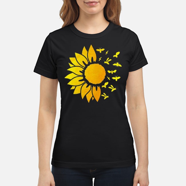 Fantastic Sunflower Bee Shirt 5 Fantastic Sunflower Bee Ladies Tee