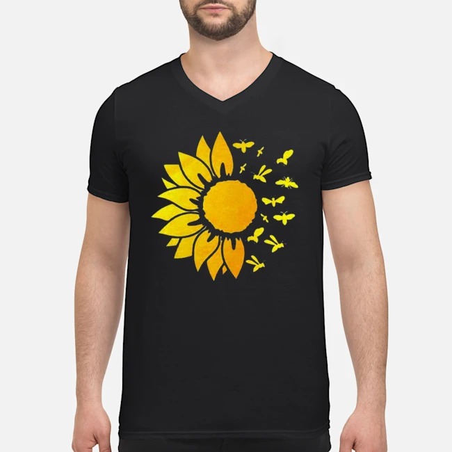 Fantastic Sunflower Bee Shirt 8 Fantastic Sunflower Bee Guy V-neck