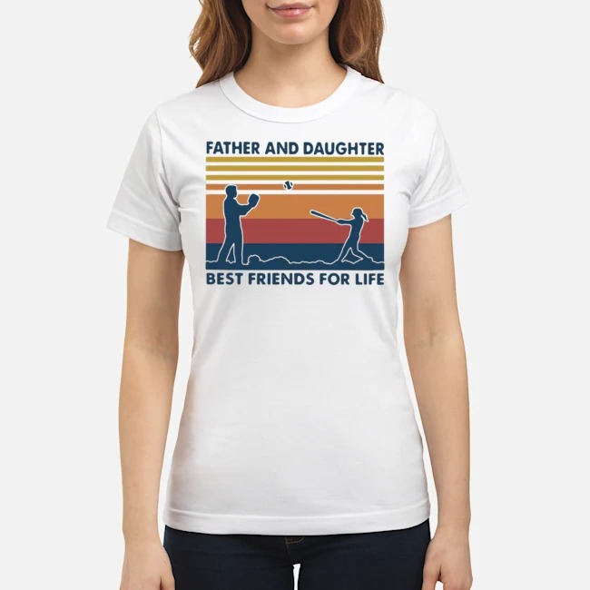 Softball Father And Daughter Best Friends For Life Vintage Shirt 5 Softball Father And Daughter Best Friends For Life Vintage Ladies Tee