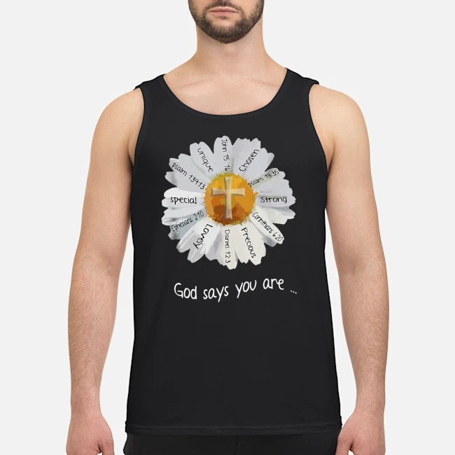 God Says You Are Special Lovely Shirt 7 God Says You Are Special Lovely Guy Tank Top