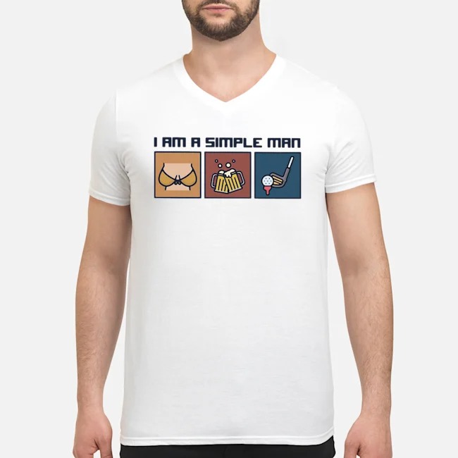 I Am A Simple Man Boobs Beer Golf Shirt 8 I Am A Simple Man Boobs Beer Golf Shirt 9