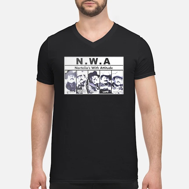 Nortenos With Attitude Shirt 8 Nortenos With Attitude Guy V-neck