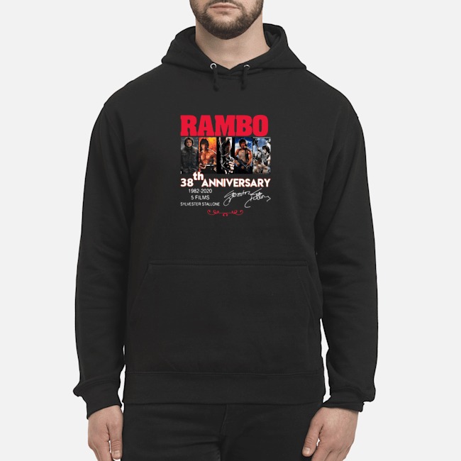 Rambo 38th Anniversary 1982 2020 5 Films Sylvester Stallone Signature Shirt 6 Rambo 38th Anniversary 1982 2020 5 Films Sylvester Stallone Signature Shirt 7