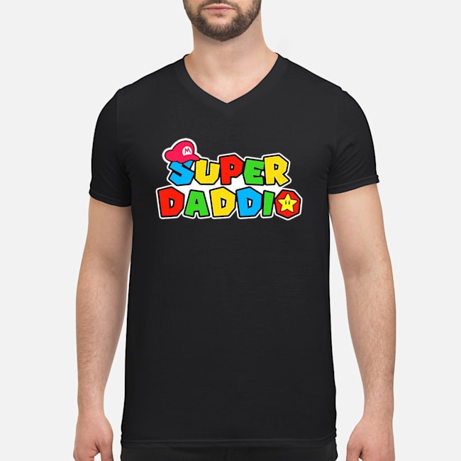 Father's Day Super Daddio Shirt 7 Father's Day Super Daddio Guy V-neck