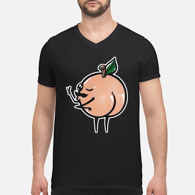A Handsome Peach Shirt 5 A Handsome Peach Guy V-neck