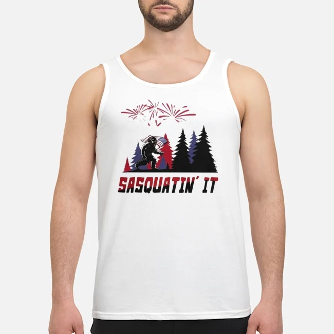 Sasquatin It American Flag Veteran Independence Day Shirt 7 Sasquatin It American Flag Veteran Independence Day Guy Tank Top