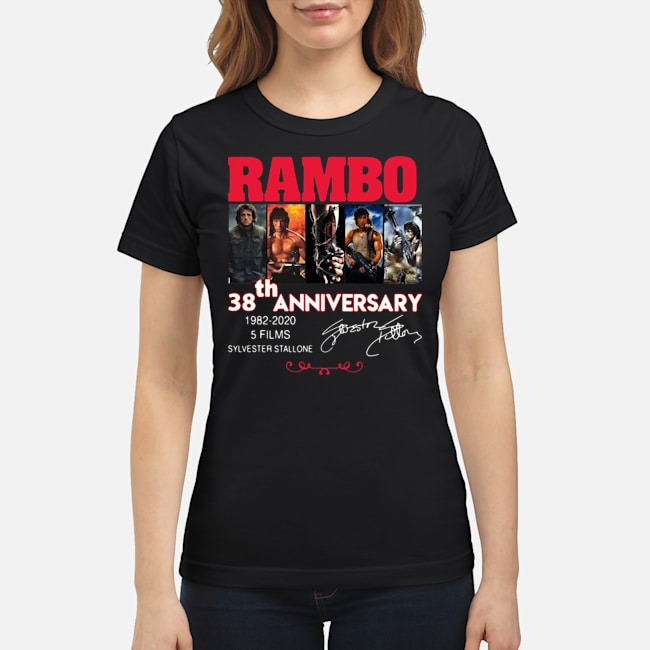 Rambo 38th Anniversary 1982 2020 5 Films Sylvester Stallone Signature Shirt 7 Rambo 38th Anniversary 1982 2020 5 Films Sylvester Stallone Signature Shirt 8