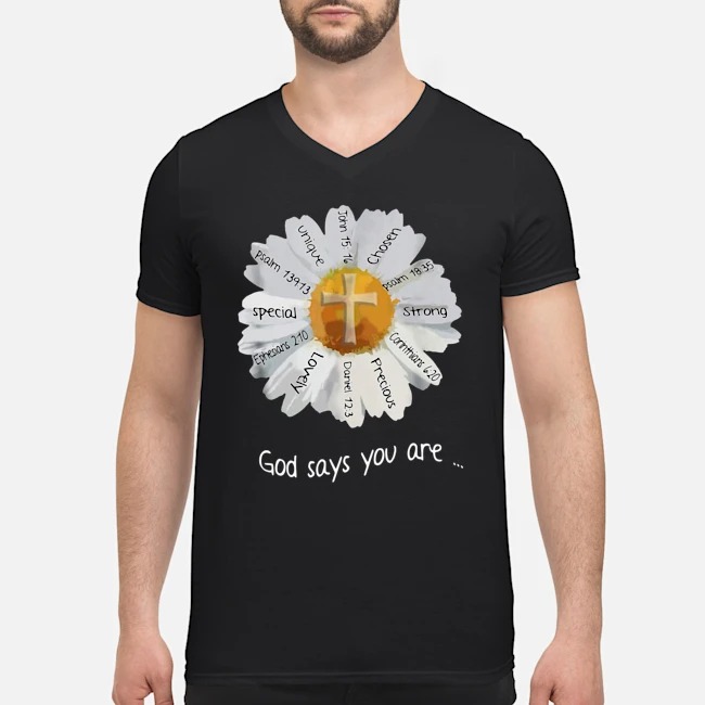 God Says You Are Special Lovely Shirt 6 God Says You Are Special Lovely Guy V-neck