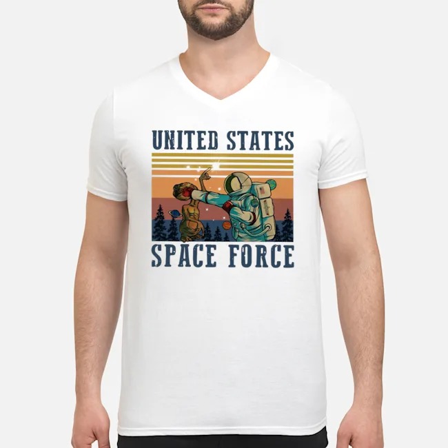 United States Space Force Vintage Shirt 5 United States Space Force Vintage Guy V-neck