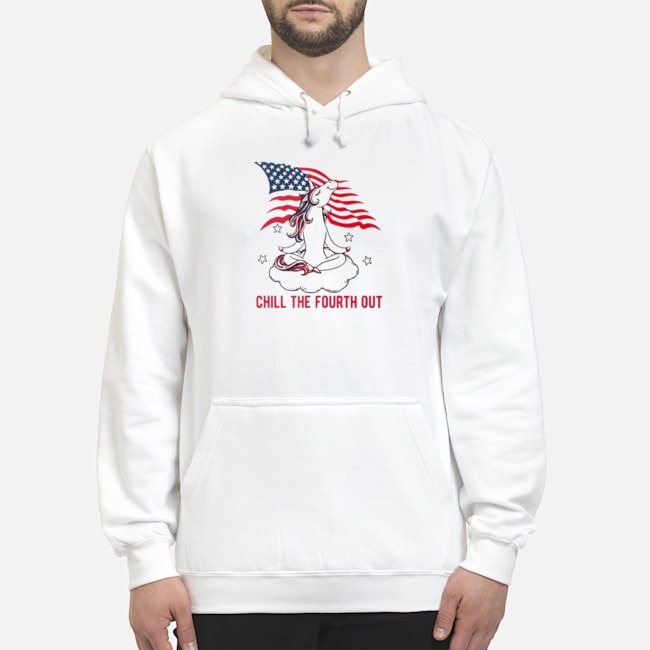 Unicorn Chill The Fourth Out American Flag Shirt 8 Unicorn Chill The Fourth Out American Flag Hoodie