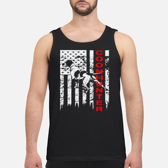 Distressed USA Flag For Coon Hunters Shirt 6 Distressed USA Flag For Coon Hunters Shirt