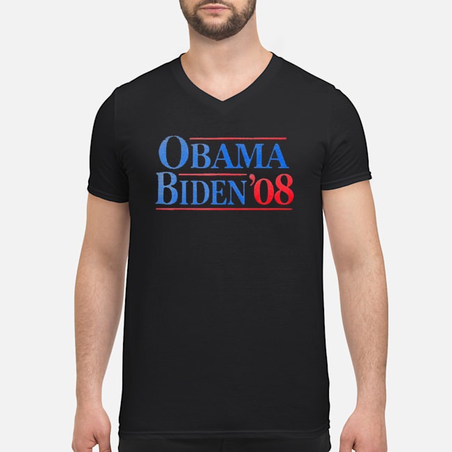 Obama Biden 08 Shirt 5 Obama Biden 08 Guy V-neck