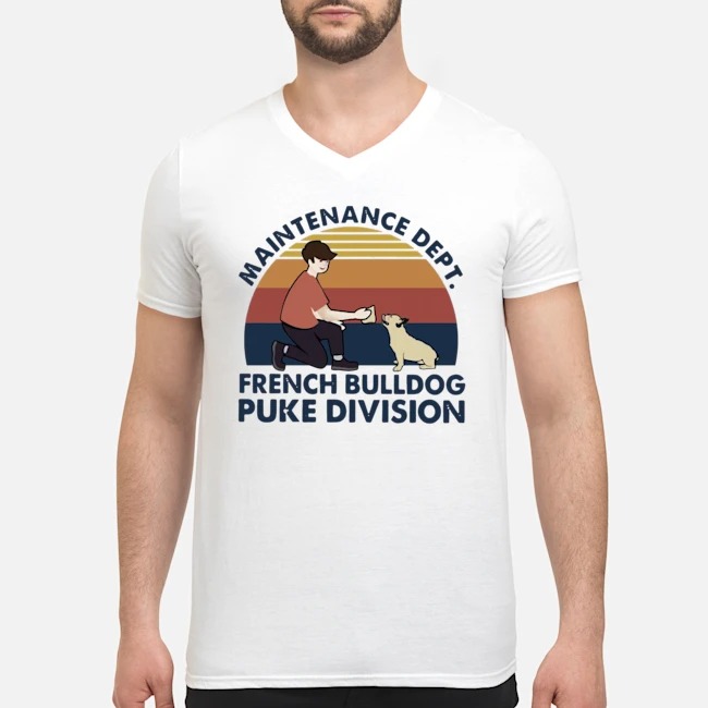 Maintenance Dept French Bulldog Puke Division Vintage Shirt 5 Maintenance Dept French Bulldog Puke Division Vintage Shirt