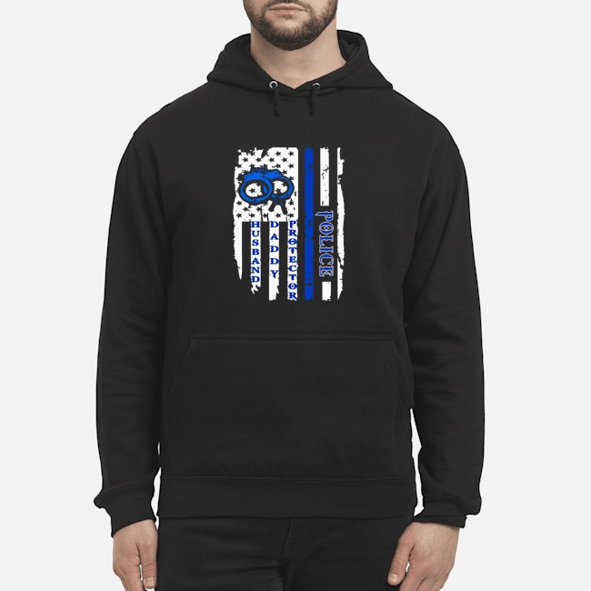 Police Husband Daddy Protector American Flag Shirt 8 Police Husband Daddy Protector American Flag Shirt