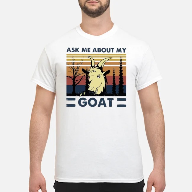 Ask Me About My Goat Vintage Shirt 8 Ask Me About My Goat Vintage Guy V-neck