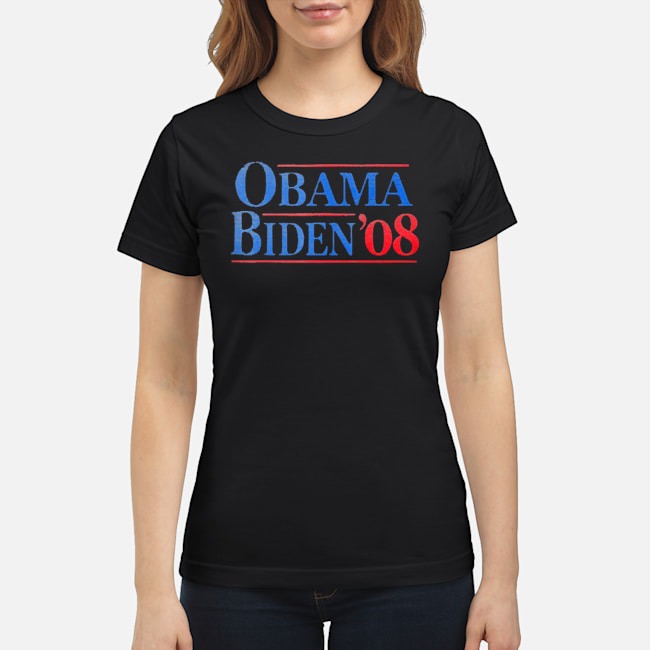 Obama Biden 08 Shirt 7 Obama Biden 08 Ladies Tee